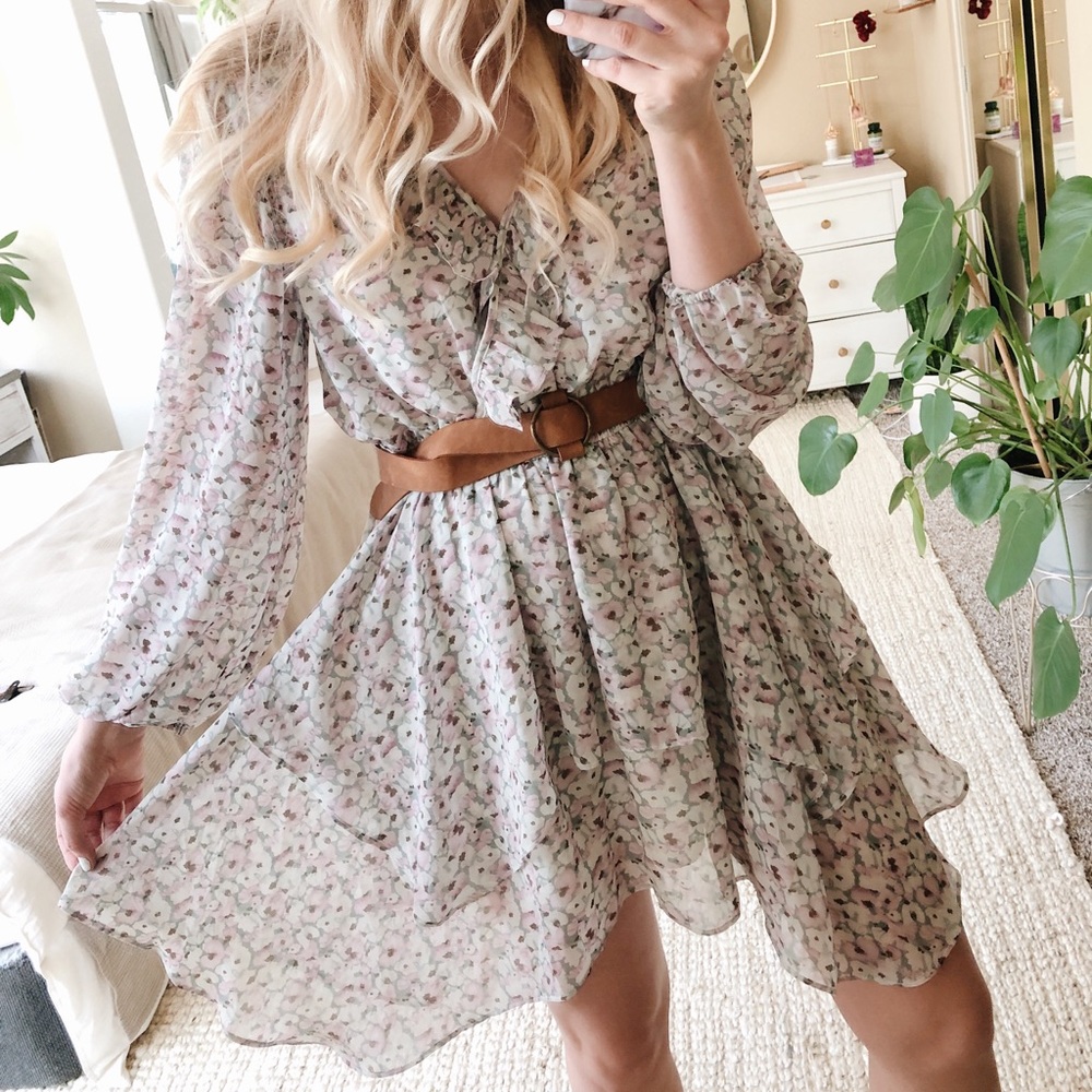 VICI Tiered Ruffle Dress